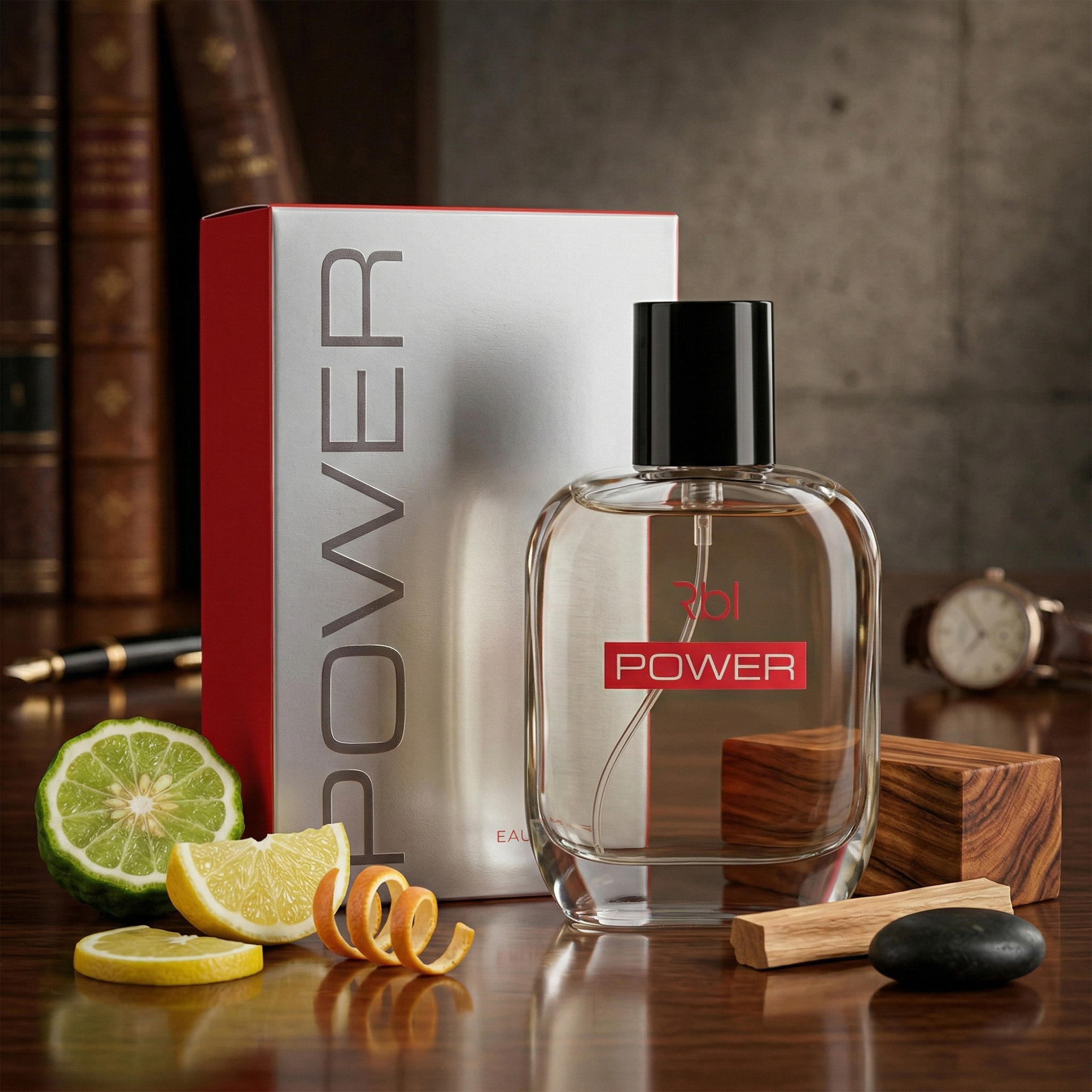 Image of Rbl Power Eau De Toilette 50 Ml For Men – Premium , Powerful -citrus Men's Fragrance With Musk & Sandalwood, Long-lasting