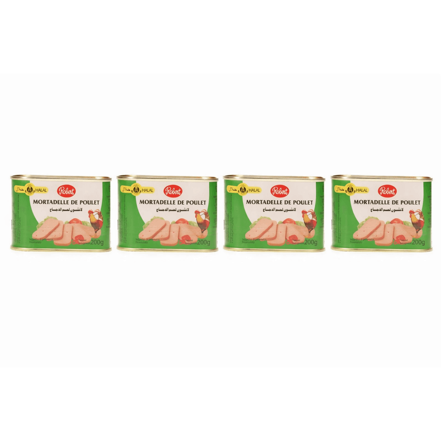 4 X Robert Chicken Lunch Meat 200g 20973