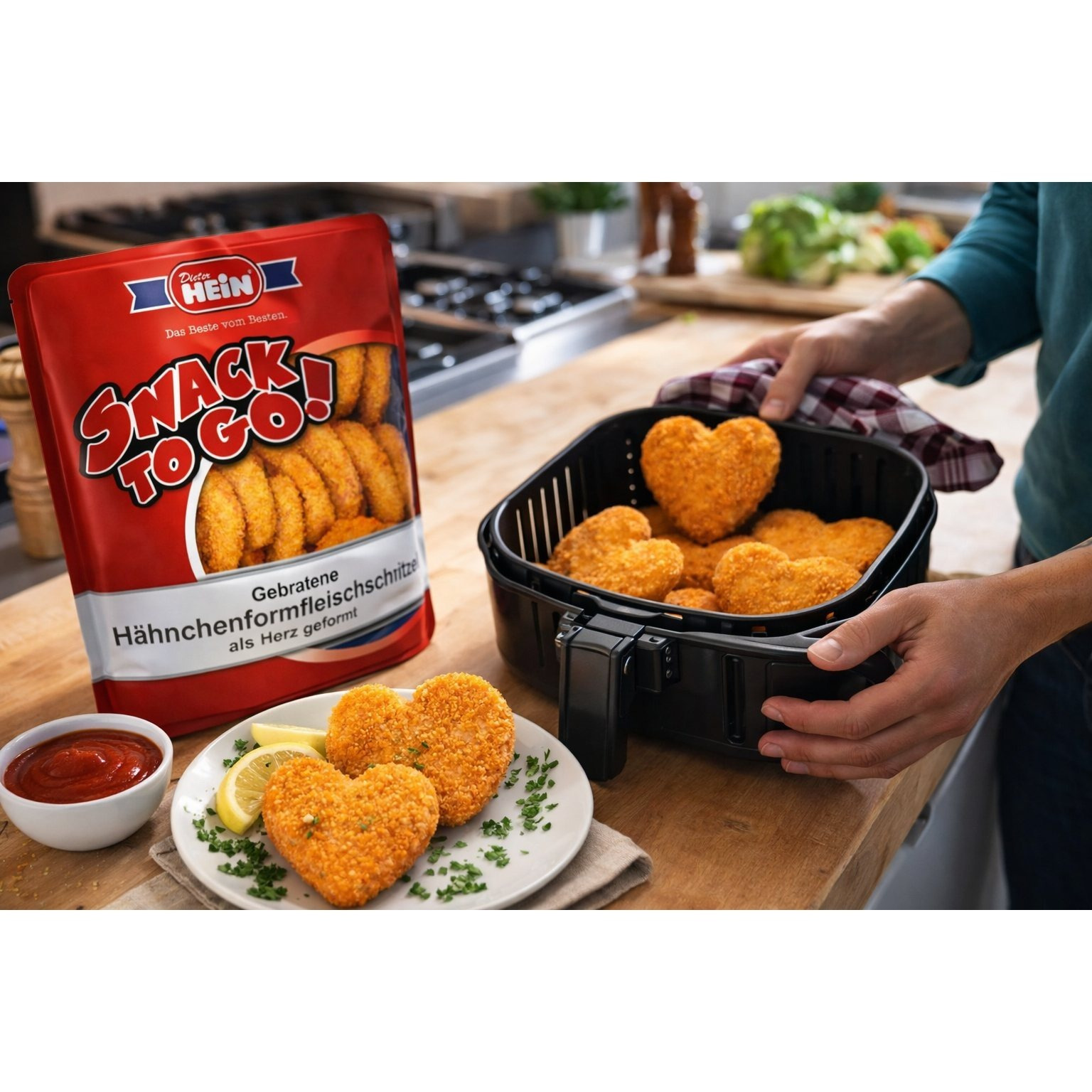 Breaded Chicken 'heart' Cutlet 20 × 60 G