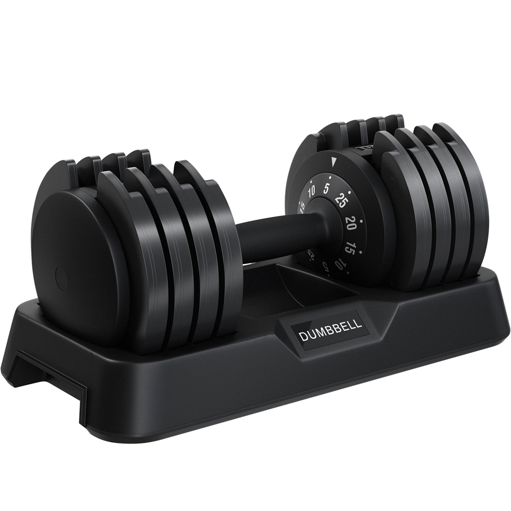Costoffs Adjustable Dumbbells, 1-second Quick-adjust Short Dumbbells For Home Gym, Adjustable Weights For Strength Training, Workout, And Fitness Training