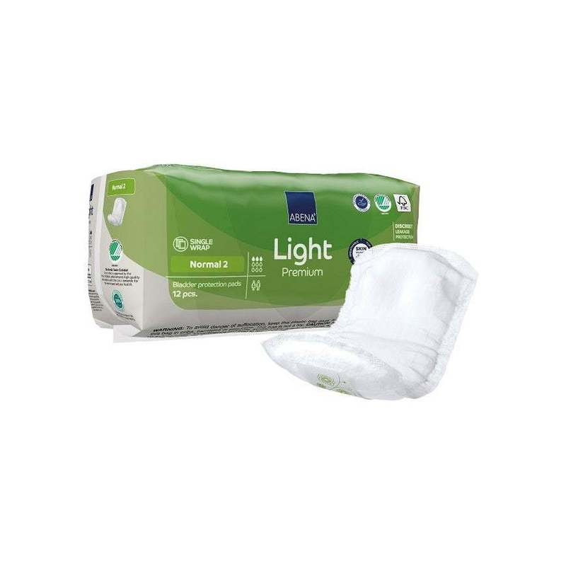 TEMU Protection anatomique Light Normal 2, Premium – – Sachet de 12 pièces
