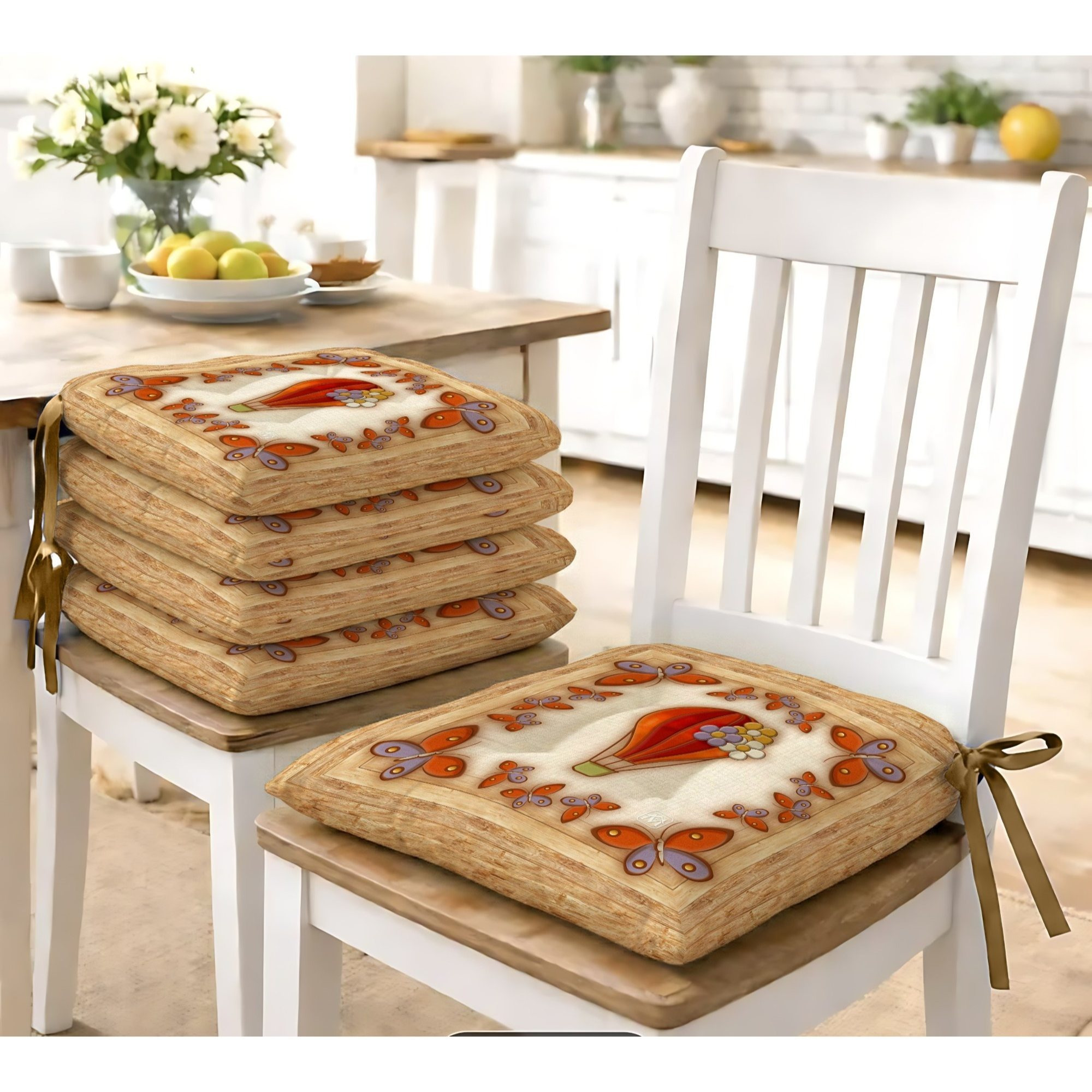 TEMU Cuscino 4 Punti con legacci (Set 6 Pz) Dis