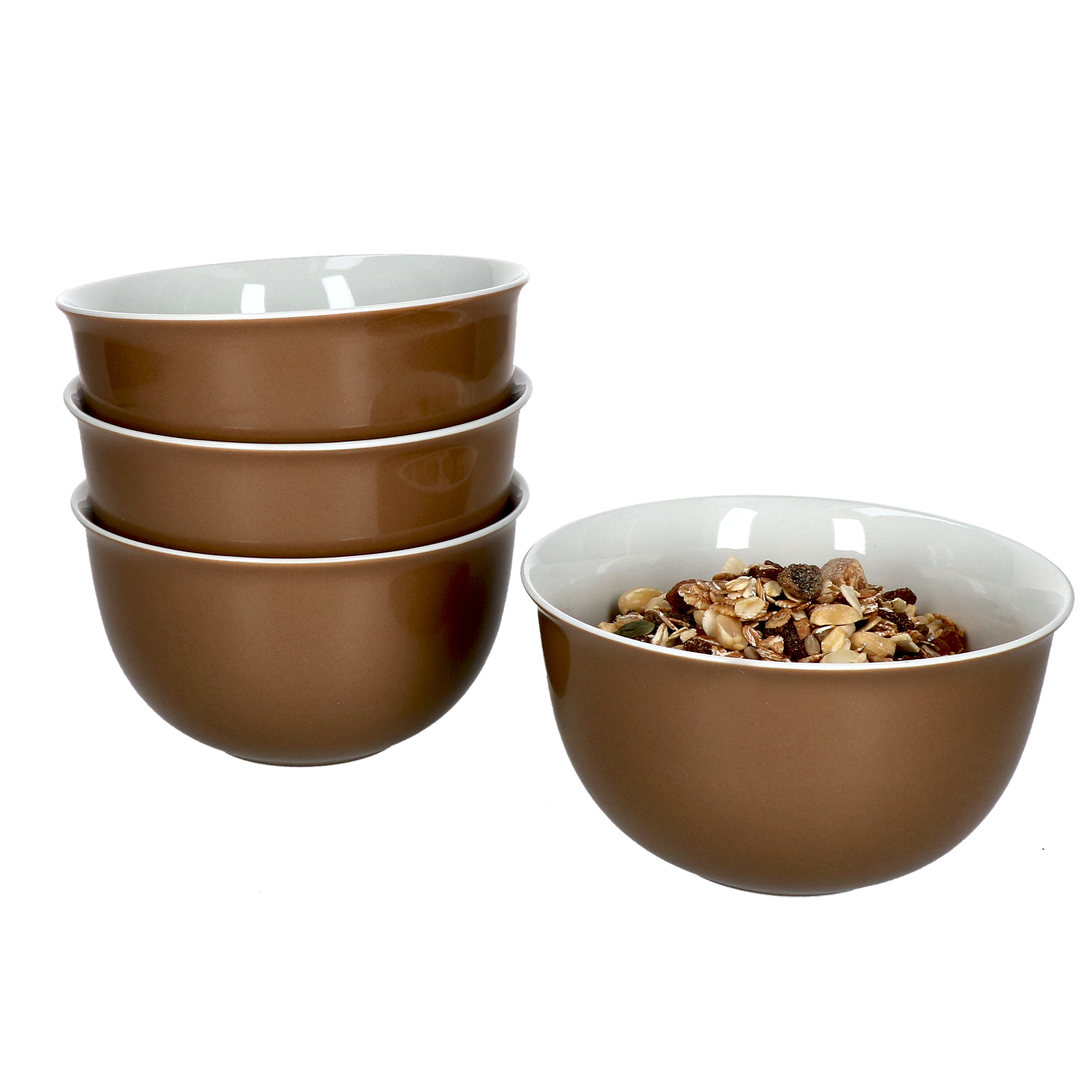 4-piece Set Bowls Ø Brown Dishes For Antipasti, Dips, Chips & Co. Snack Bowl Dessert Bowl Ritzenhoff