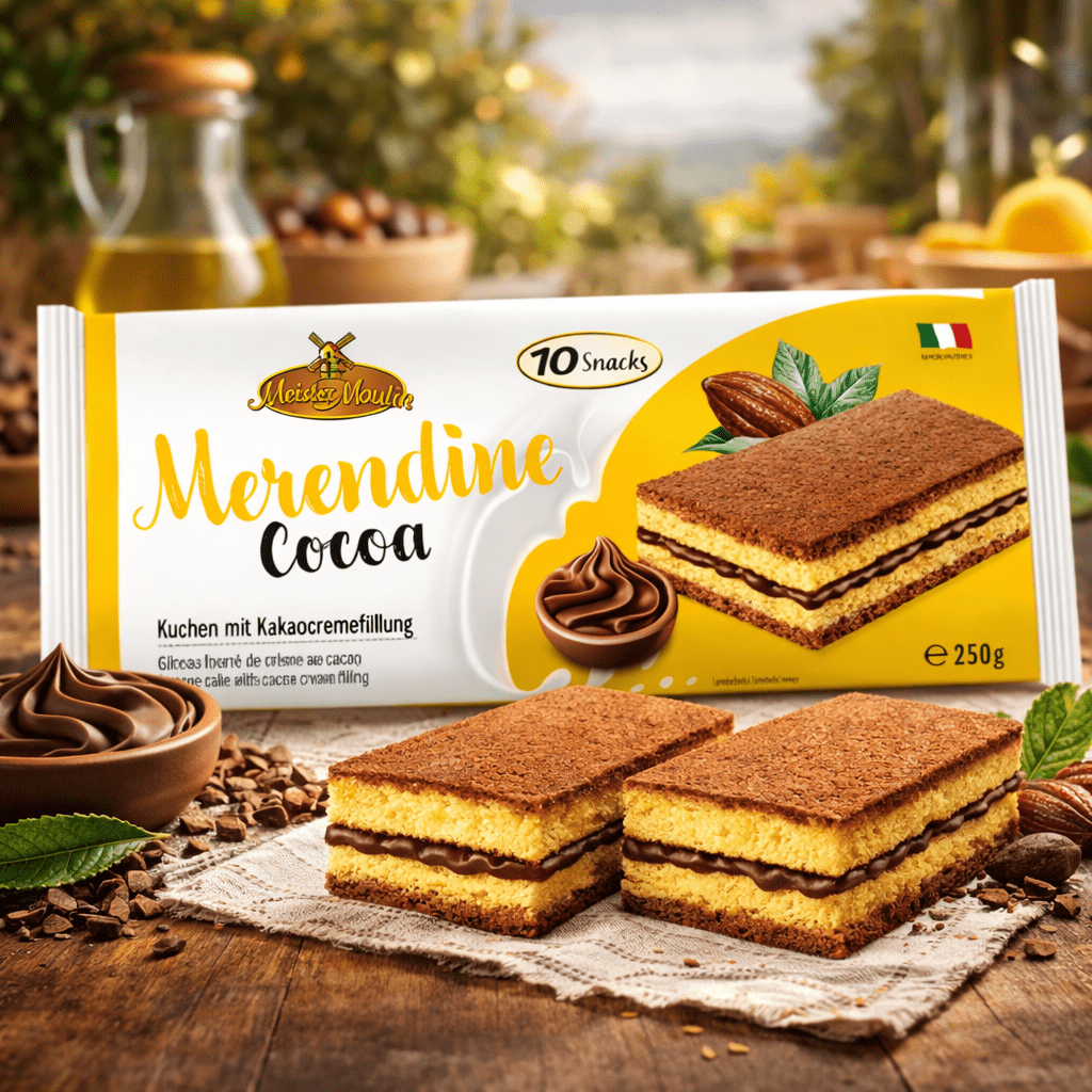 Image of Master Moulin Cake Slices With Cocoa Cream 3 X 250 G (3 X 10pcs) - Soft Biscuit Cake With Fine Cocoa Cream Filling - Individually Wrapped Snack Cakes - Ideal For Coffee, School & On-the-go