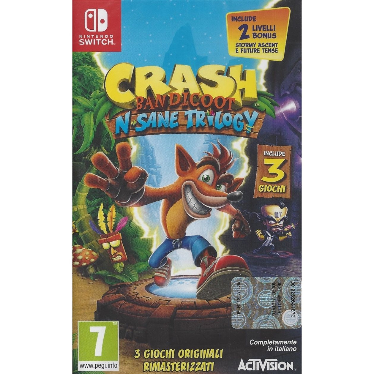Crash Bandicoot: N.Sane Trilogy 2.0 (para Switch)