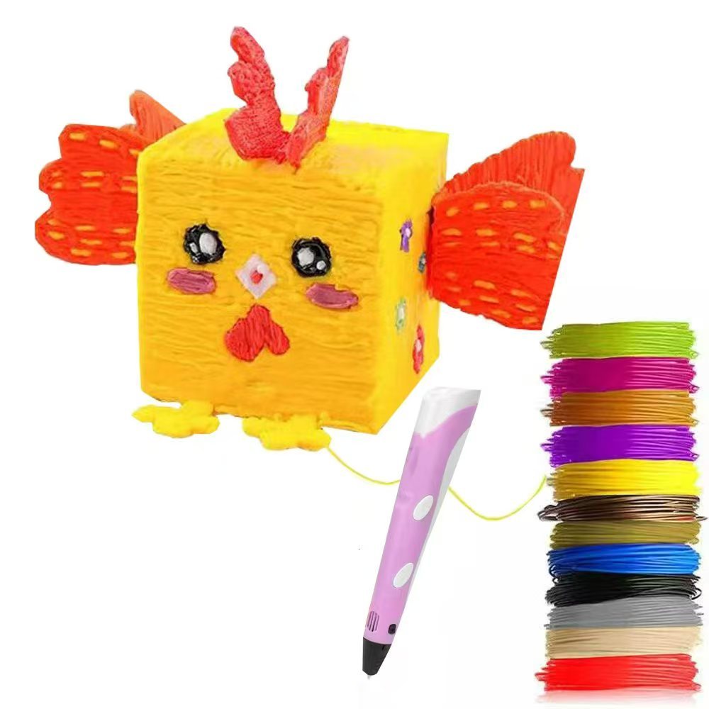 E-shop DIY 3D Pen Kit 3D Druckstift Dünne Band 12 Farben