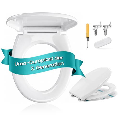 sedile wc a o, abbassamento automatico, wc rimovibile, , installazione , kg, standard urea-formaldeide,