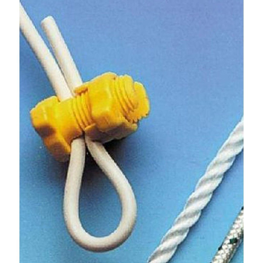 12 Nylon Plastic Cable Rope Cord Clamps, Eyelet Diameter 8 Mm