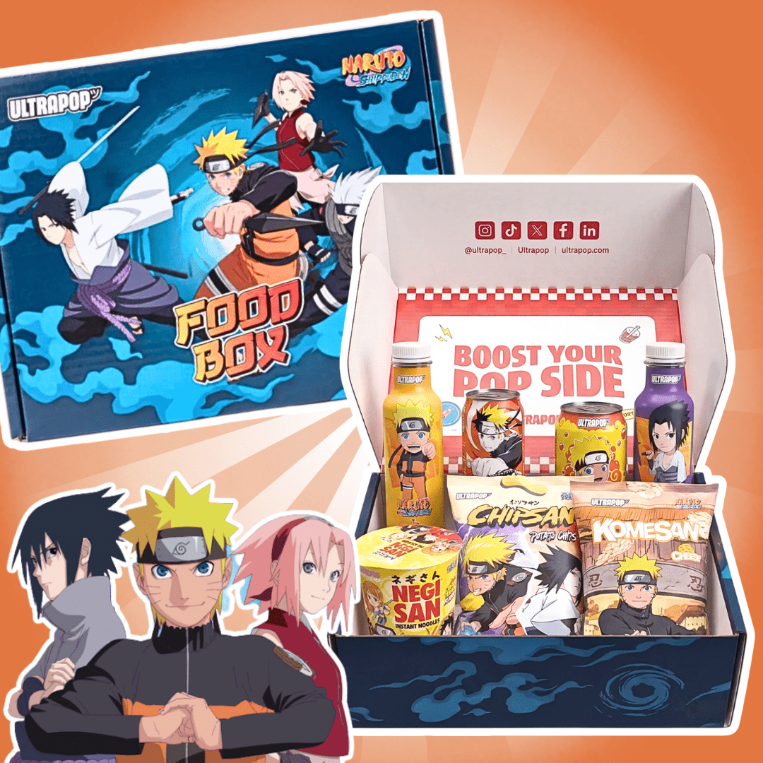 Image of Ultrapop Anime Food Box – Shippuden Snack And Beverage Surprise Box