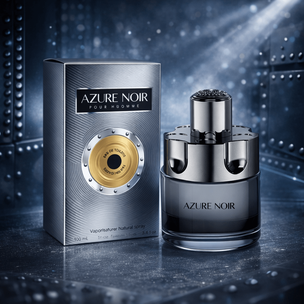 Everlyx - Azure Noir Montage Brands 100 Ml Eau De Toilette, And Elegant With And Sophisticated Notes.