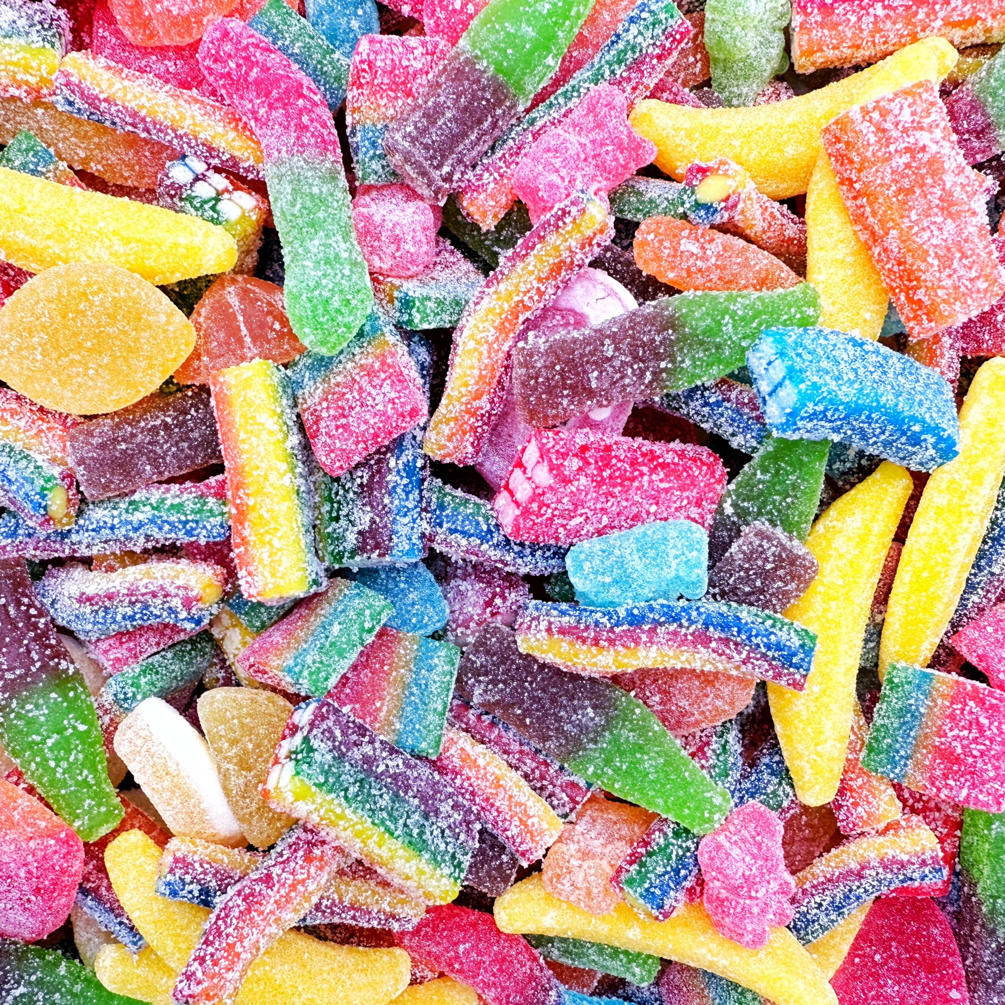 500g - 1kg Fizzy Mix Halal Sweets Candy – Assorted Fizzy Sour Sweet Mix Sweets Birthday Christmas Valentines Mothers Day Easter