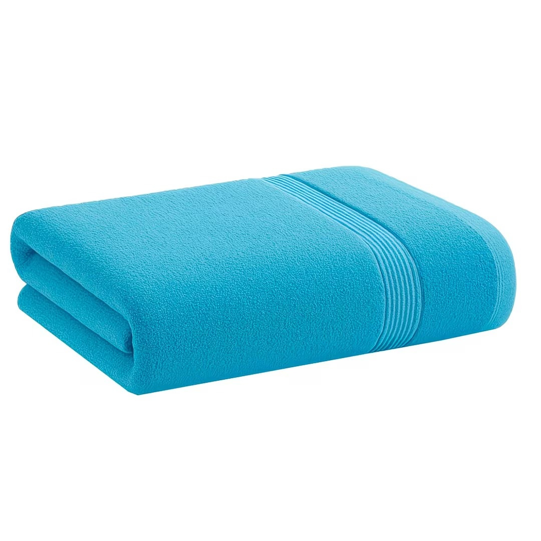 TEMU Jumbo Bath Sheets Pack Of 1 Striped Towels Set | 80 X 140 Cm Cotton Towels | , Quick Dry & Super Absorbent Towels