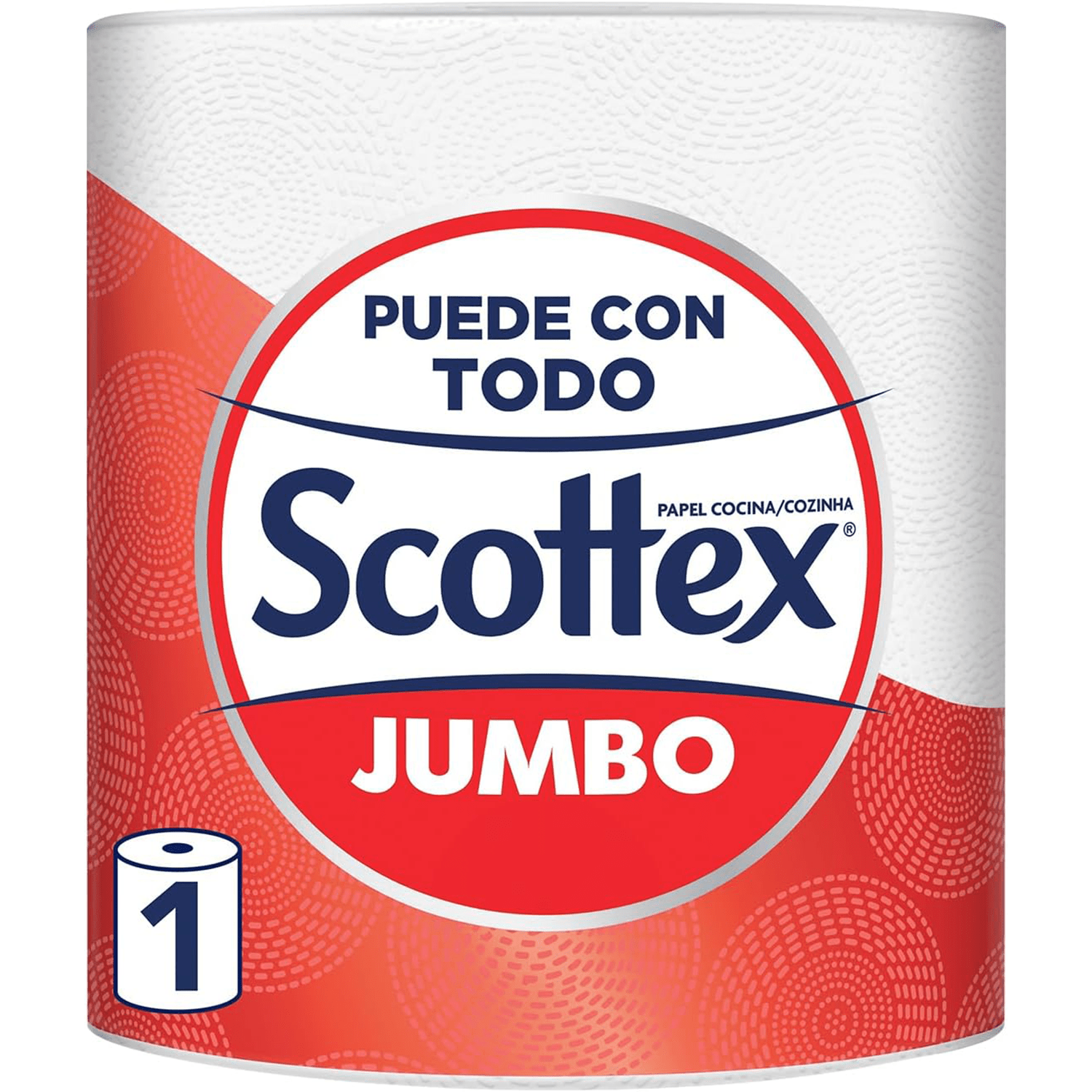 TEMU Scottex Rotolo da Cucina, Carta Assorbente per Cucina, Jumbo, Multiuso, Resistente alle Macchie e Senza