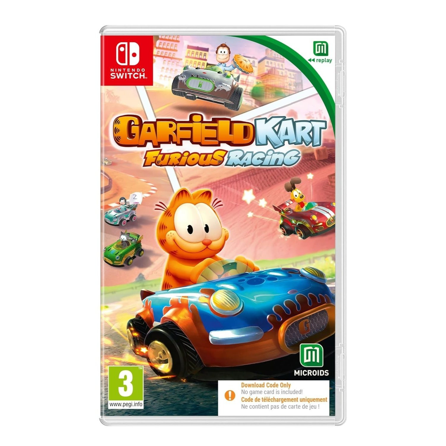 Garfield Kart Racing A Box For Switch