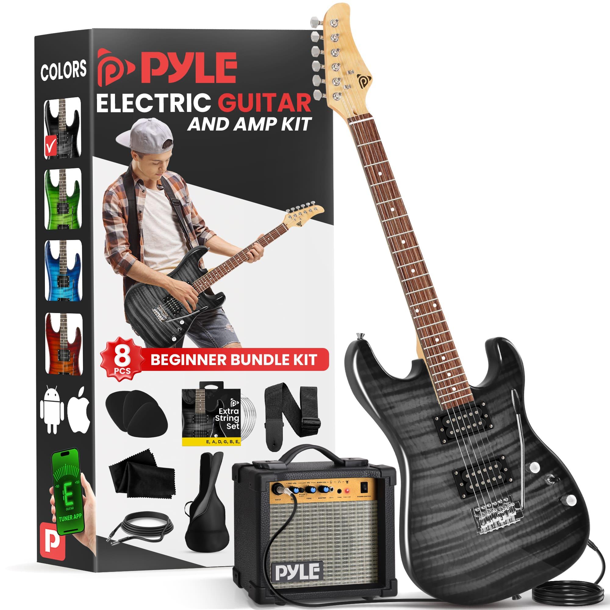   electric guitar complete set full size guitar 39 100cm guitars with amp kit for beginners w humbucker picks 10wamplifier tuner strap extra strings  