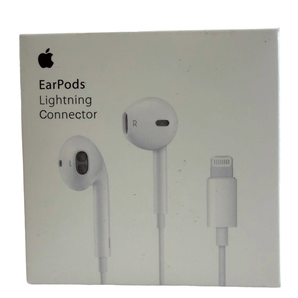 TEMU Apple EarPods with Lightning Connector Wired Earphones Built-in Microphone Remote Control Comfortable In-Ear Design for iPhone Devices Lightning