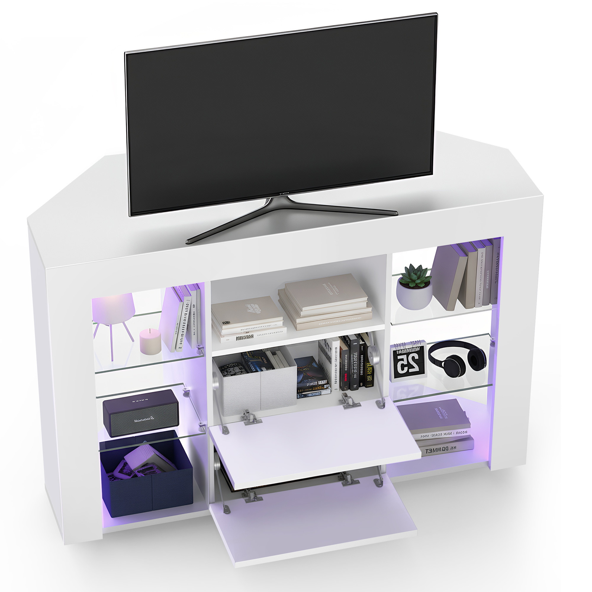 TV-Eckschrank – Maßansicht
