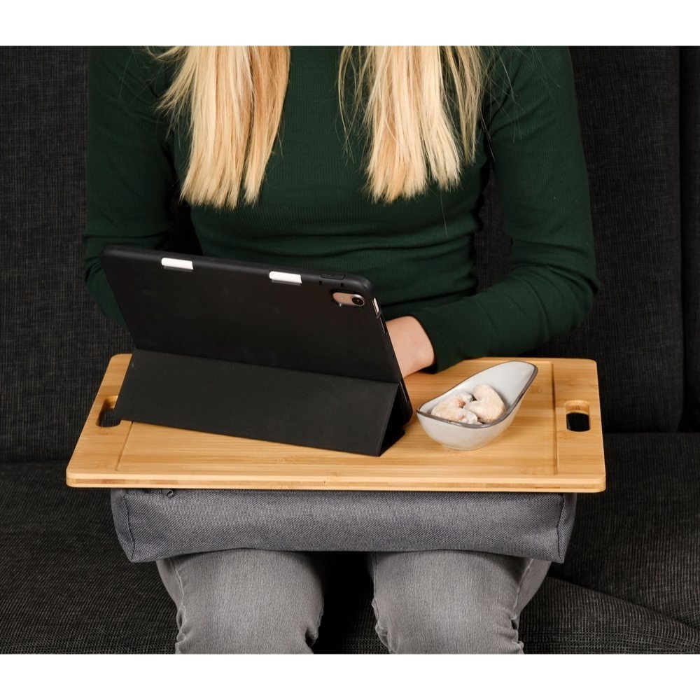 Image of Kesper Lap Tray, Leg Tray, Sofa Tray, Bed Tray, Lap Desk, Couch Tray | Padded Leg Rest | Used As A Laptop Mat, Writing Surface, Breakfast Tray, Serving Tray