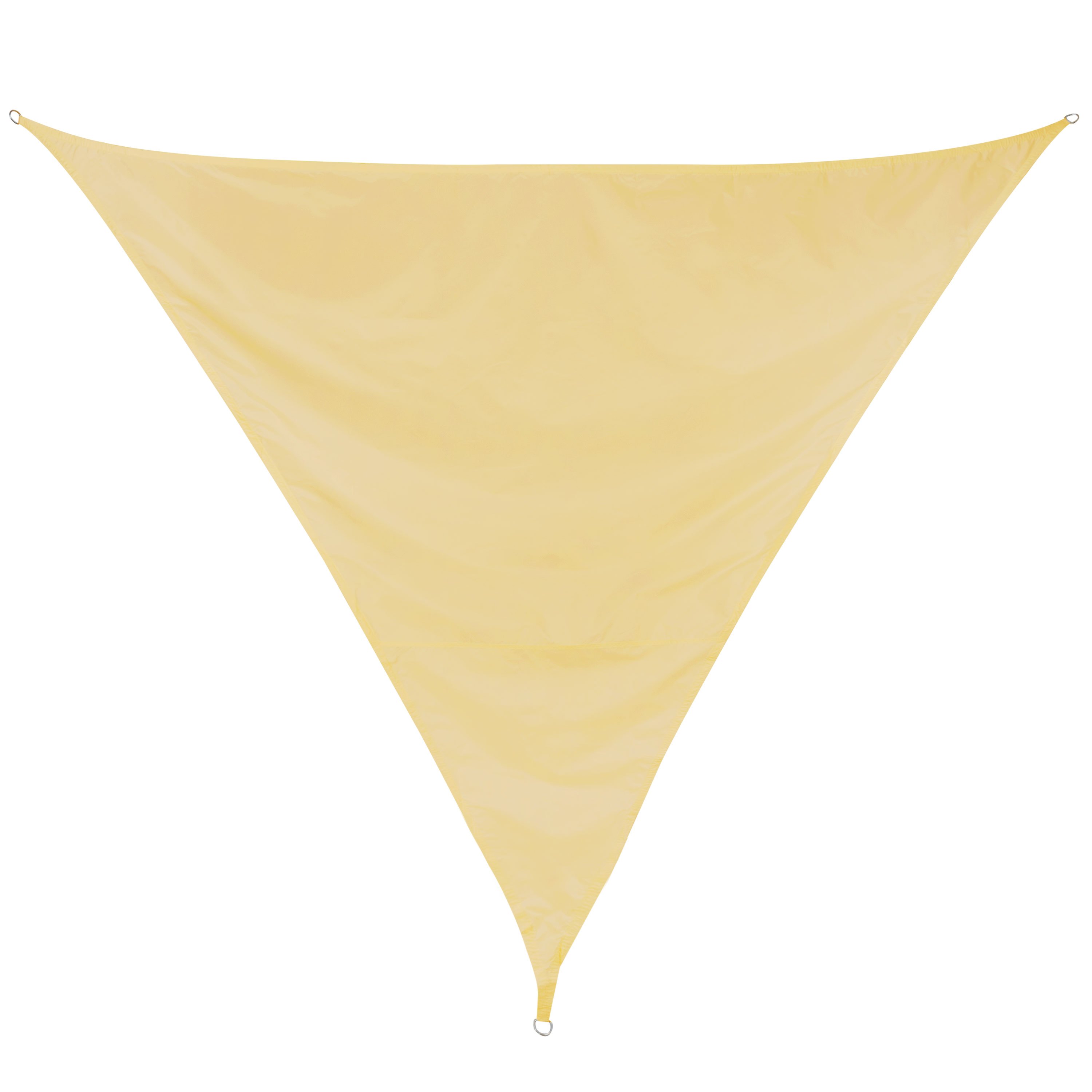 Sun Sail Triangular - Sand-colored - Breathable Sun Protection - Uv Protection | Camping