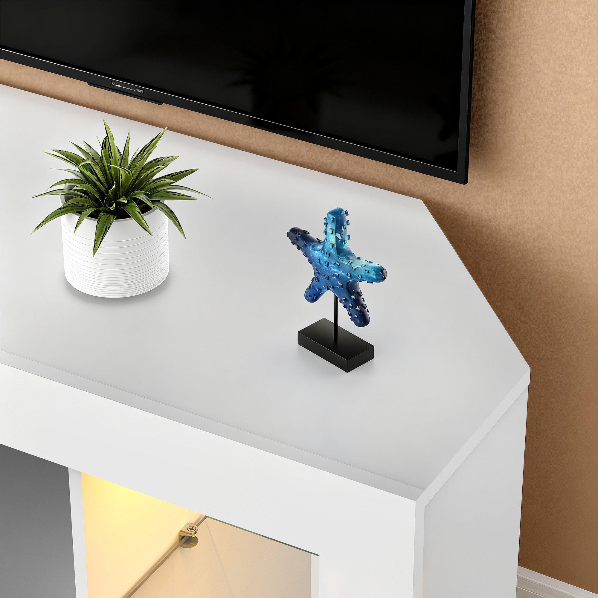 TV-Eckschrank – Anwendung im Wohnzimmer