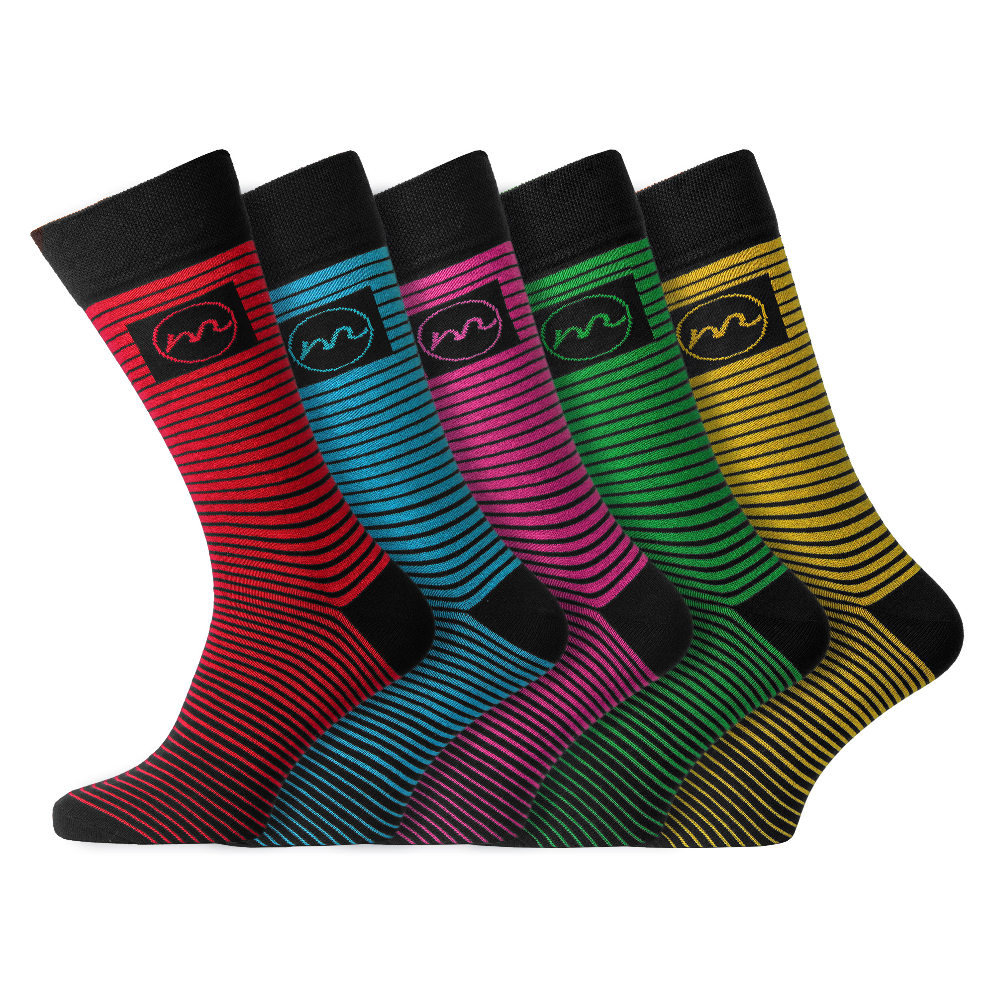 TEMU Men's 5 Pack Socks – Multicolor, Honeycomb Gentle , Non Binding Soft Breathable , Size 6–11