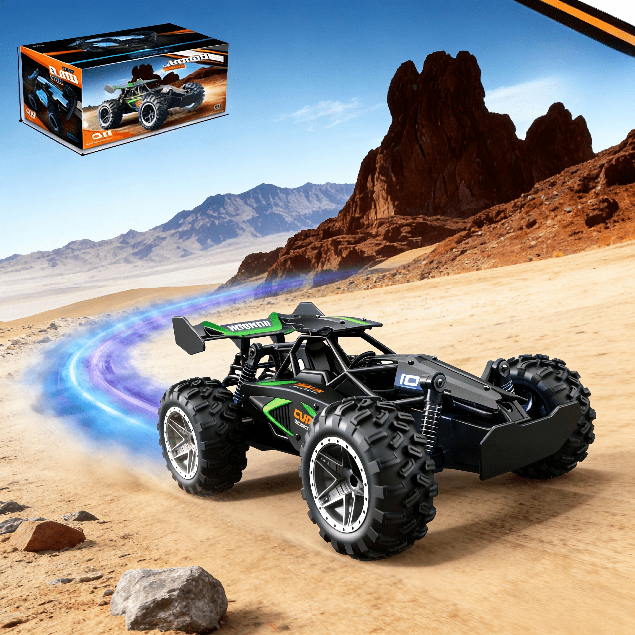 E-shop RC Auto – Ein 2,4-GHz, 1:18-Skalen ferngesteuertes Offroad-Fahrzeug mit einer Höchstgeschwindigkeit von 20 km/h und einem Reichweite von über 20