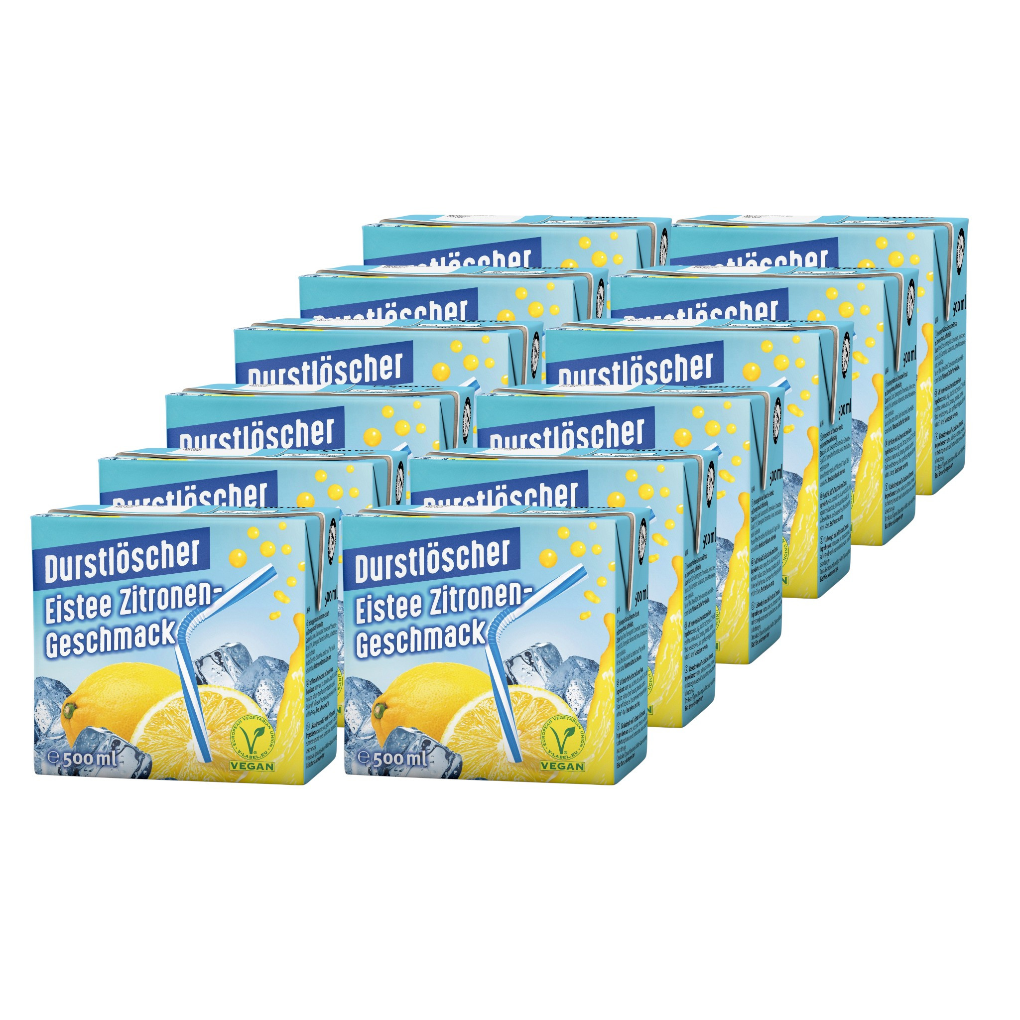 Image of Fire Extinguisher Iced Tea Lemon 500 Ml (12-pack) | Iced Tea Drink With Lemon Flavor | Refreshing Drink For On-the-go | Soft Drink For School, Sports, And Everyday Life