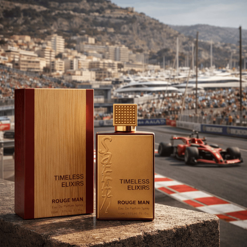 TEMU Masculine Perfume For Man – Elixirs Rouge Man Edt 100ml X 1 Men Perfume With Spicy Amber Character, Opening With Saffron, And Citrus Before