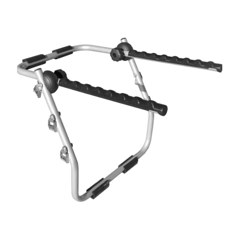 TEMU - Portabicicletas Trasero Universal para Coche, Soporte de Portón para 2 Bicicletas, Portabicis de Resistencia con Correas de Seguridad, Fácil