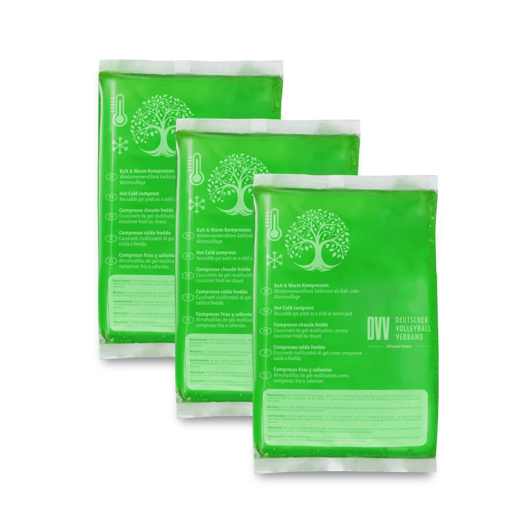 Image of Cold Warm Compress - 12x20cm - 3pcs Box - Cooling Packs For Bruises, Insect Bites, And Other Injuries | Reusable Gel Cooling Cushions