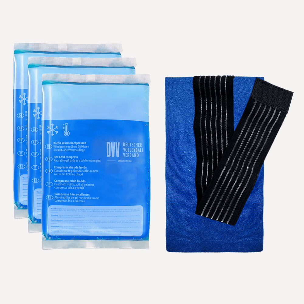 E-shop Kalt-Warm-Kompressen 3er Set 12x20 cm – Gel Kühlpack & Wärmekompresse mit Fleecehülle