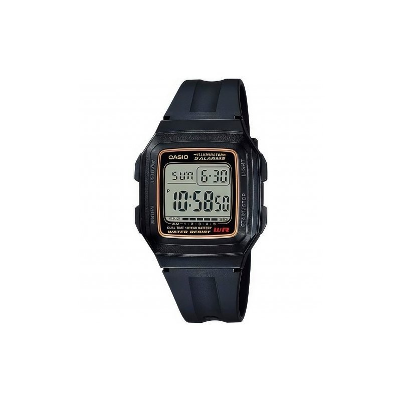 TEMU 22245 | CASIO -201WA-9ADF Reloj de Pulsera Digital para Unisex Color Negro
