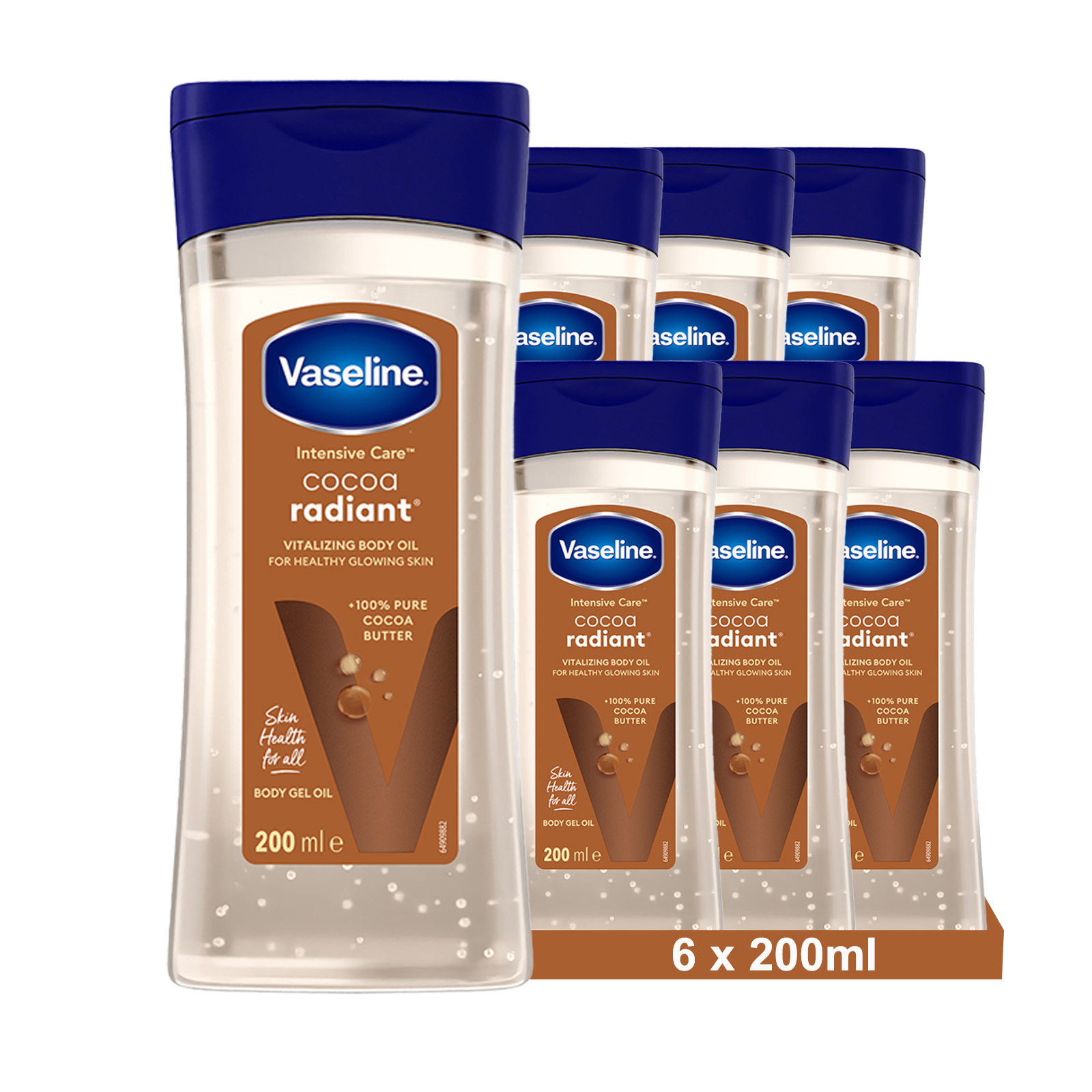 Vaseline Care For Skin, Body With Butter + Regenerating Oils