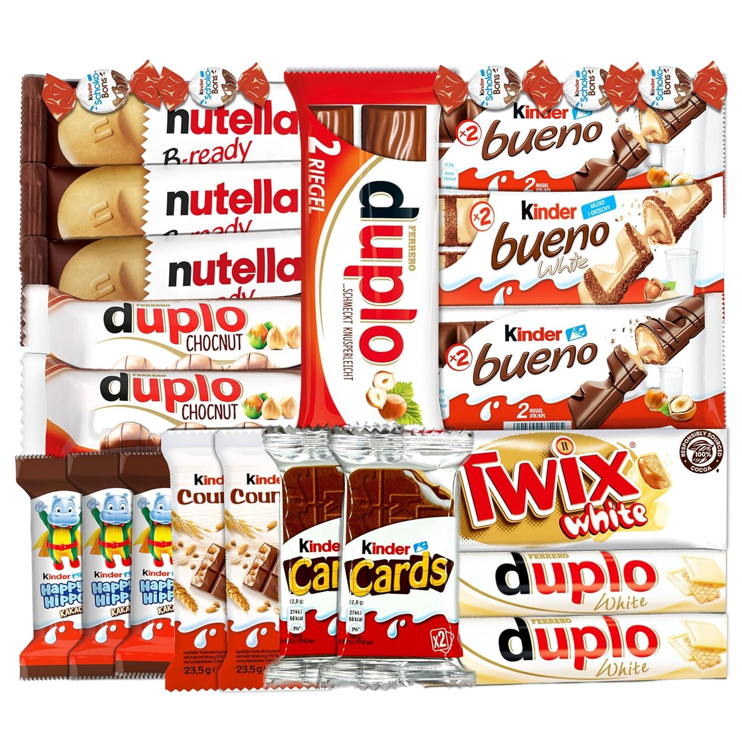 E-shop Schokolade Mix Box | Geschenkbox | Ideales Muttertagsgeschenk mit Kinderschokolade | Geburtstag | Schokoladen Box | Candy & Bar ®