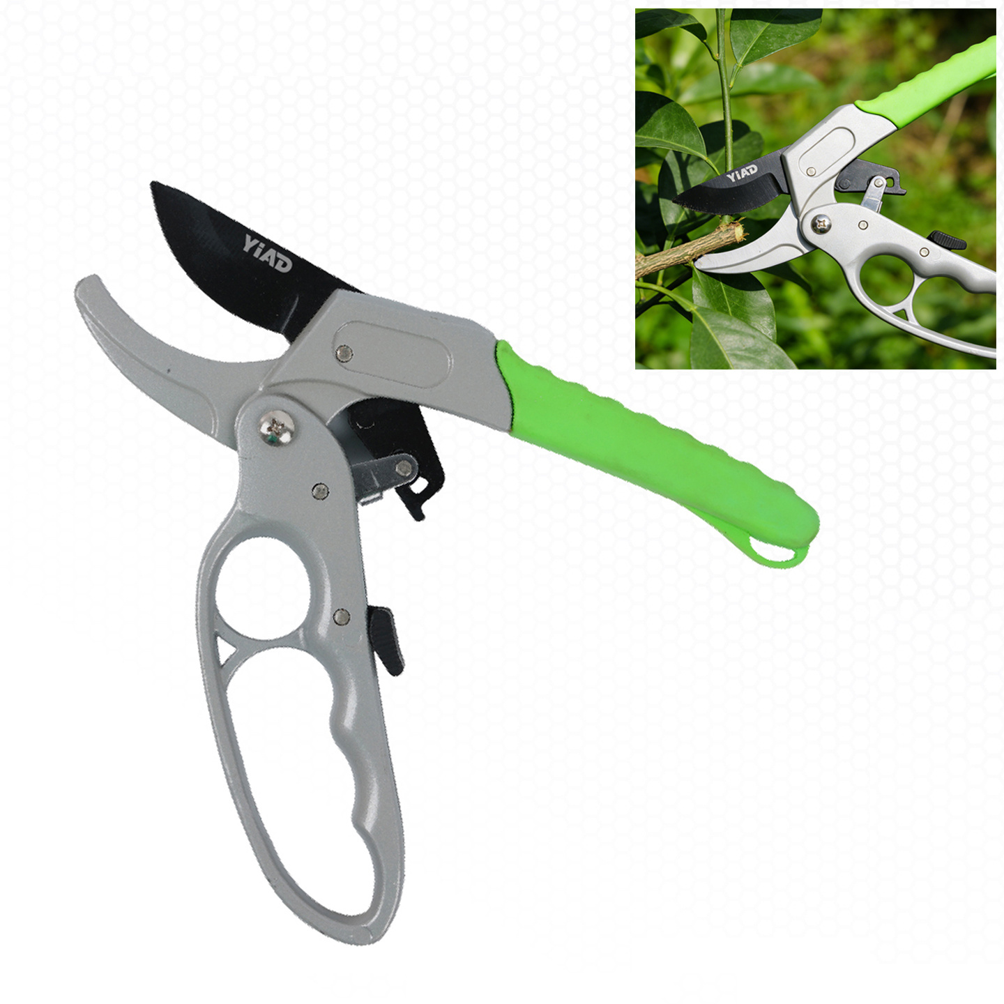 TEMU Tijeras de Podar de Ratonera / Tijeras de Jardinería con Palanca / Tijeras de para Gruesas / Tijeras de Acero para Jardín / Tijeras de Corte con