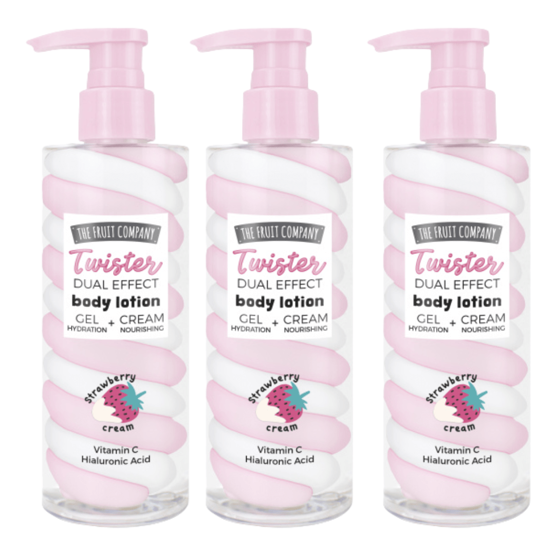 Pack Of 3 Body Lotion By , Twister Gel + Cream Body Lotion