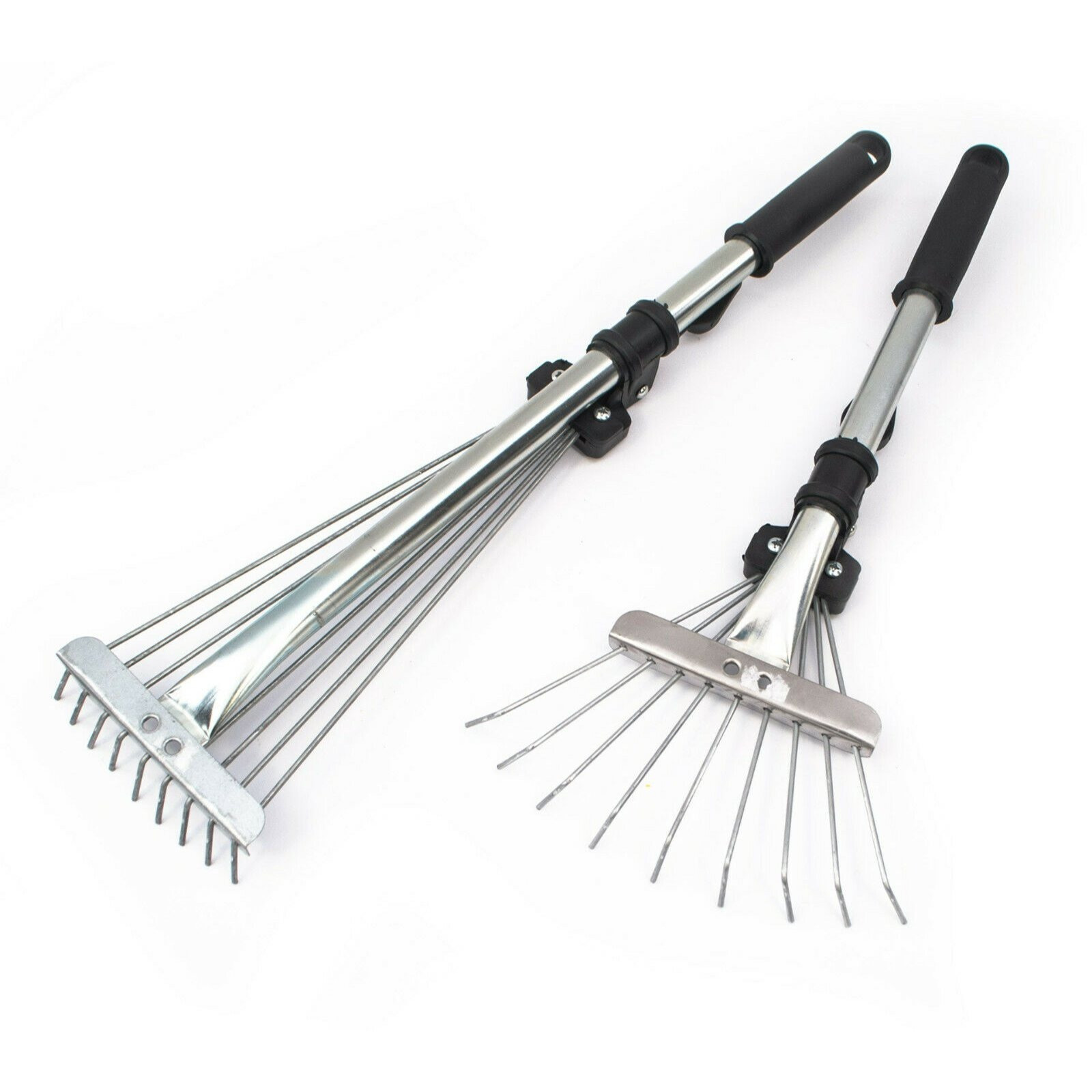 Adjustable Fan-shaped Steel Rake Lux, Small, 30 Cm