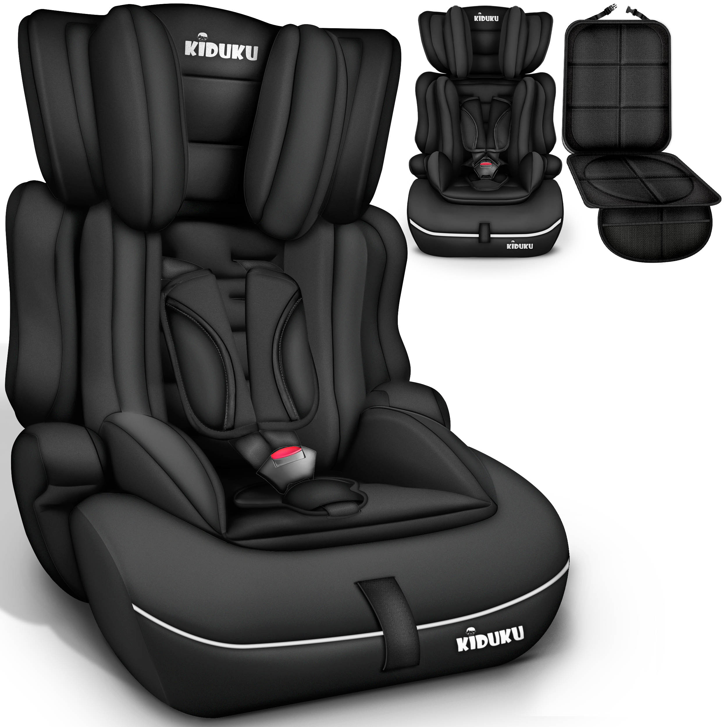 E-shop ® Kindersitz -36 kg (1-12 Jahre) mit Kindersitzunterlage - Autositz ECE R129/03, Gruppe 1/2/3 Autokindersitz 3-Punkt-Sicherheitsgurt