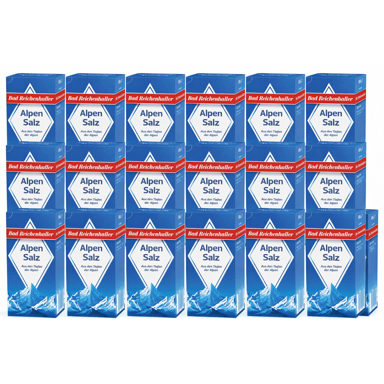 Image of Bad Reichenhall Alpine Salt Table Salt 24 X 500g