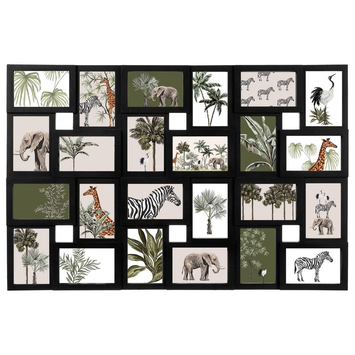 TEMU 24-piece Photo Collage Wall Art - 10x15 Multi-photo Frame - Large Format Interior Wall Decoration