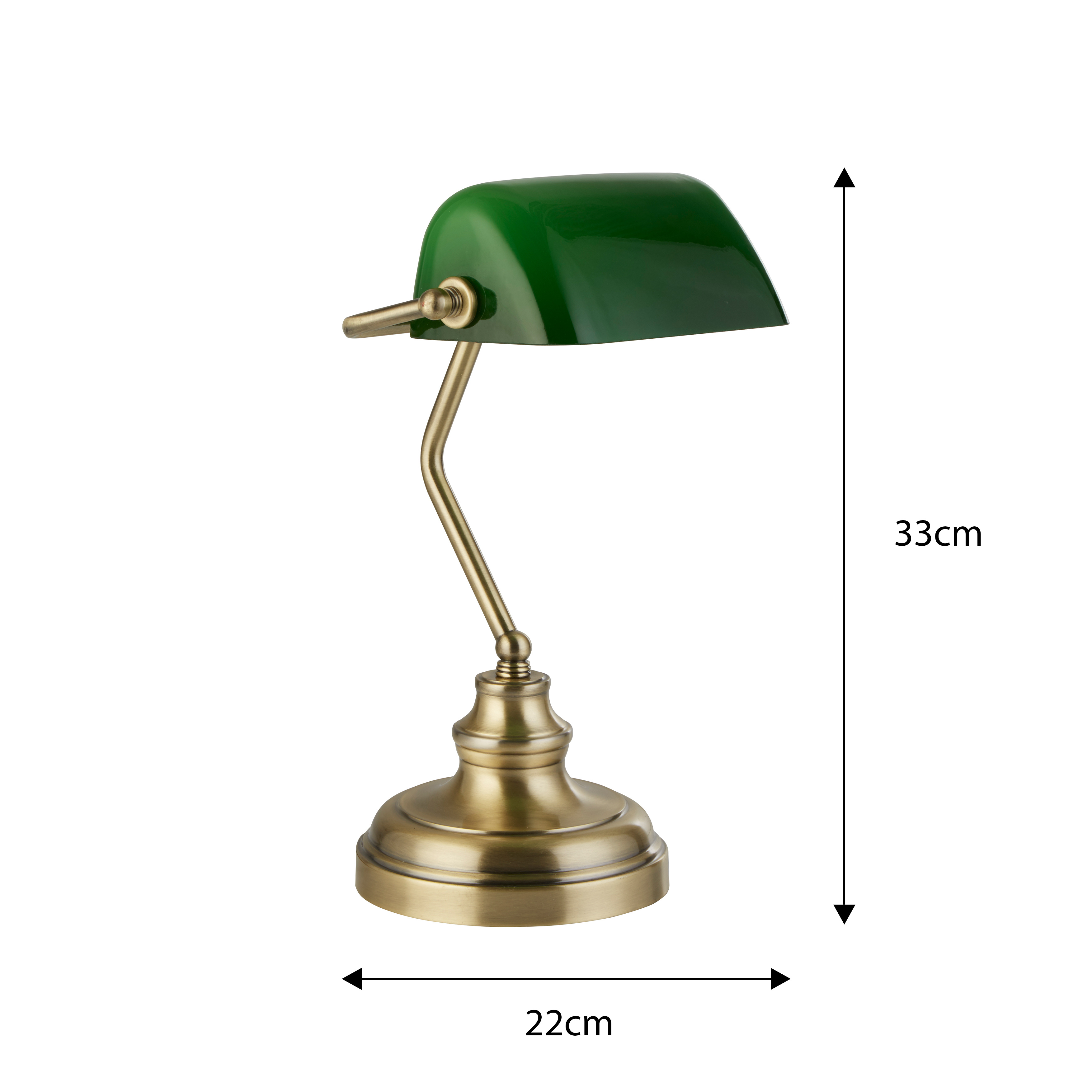 Elegant Bankers Table Lamp for Home Office