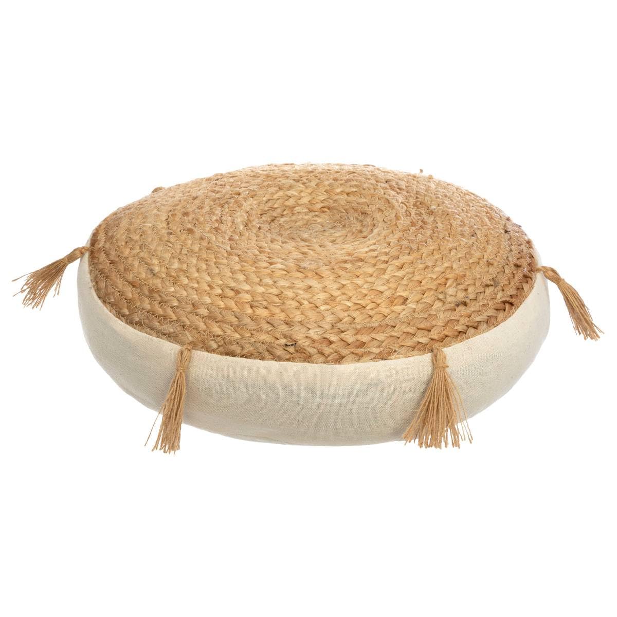 TEMU Cuscino da marrone riciclato, 38 x 38 x 10 cm, per uso interno