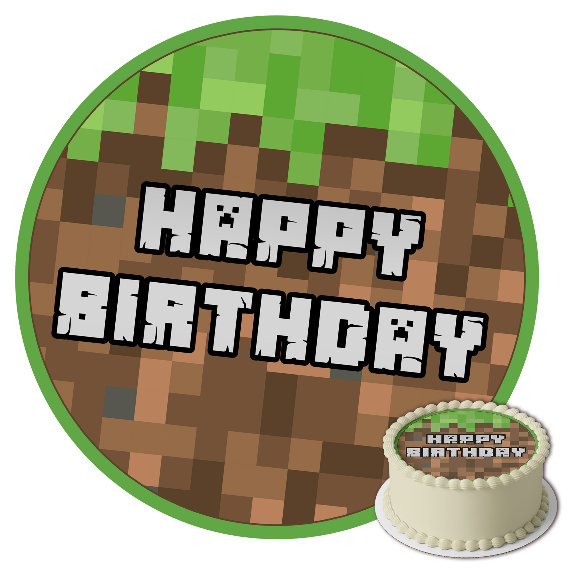 Image of J& Gamer Cake Topper 20 Cm Edible Cake Decoration Made Of With Gaming Motif For Boy's Birthday