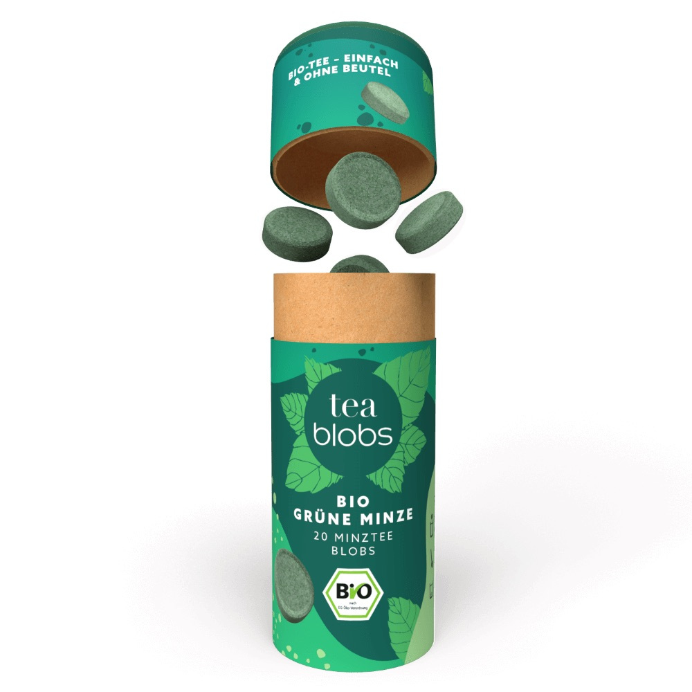 Teablobsgreen Mint | Quick & Easy Tea Without Strainer Or Tea Bag | Featured On "shark Tank" |green Mint | 20 Teablobs Per Can