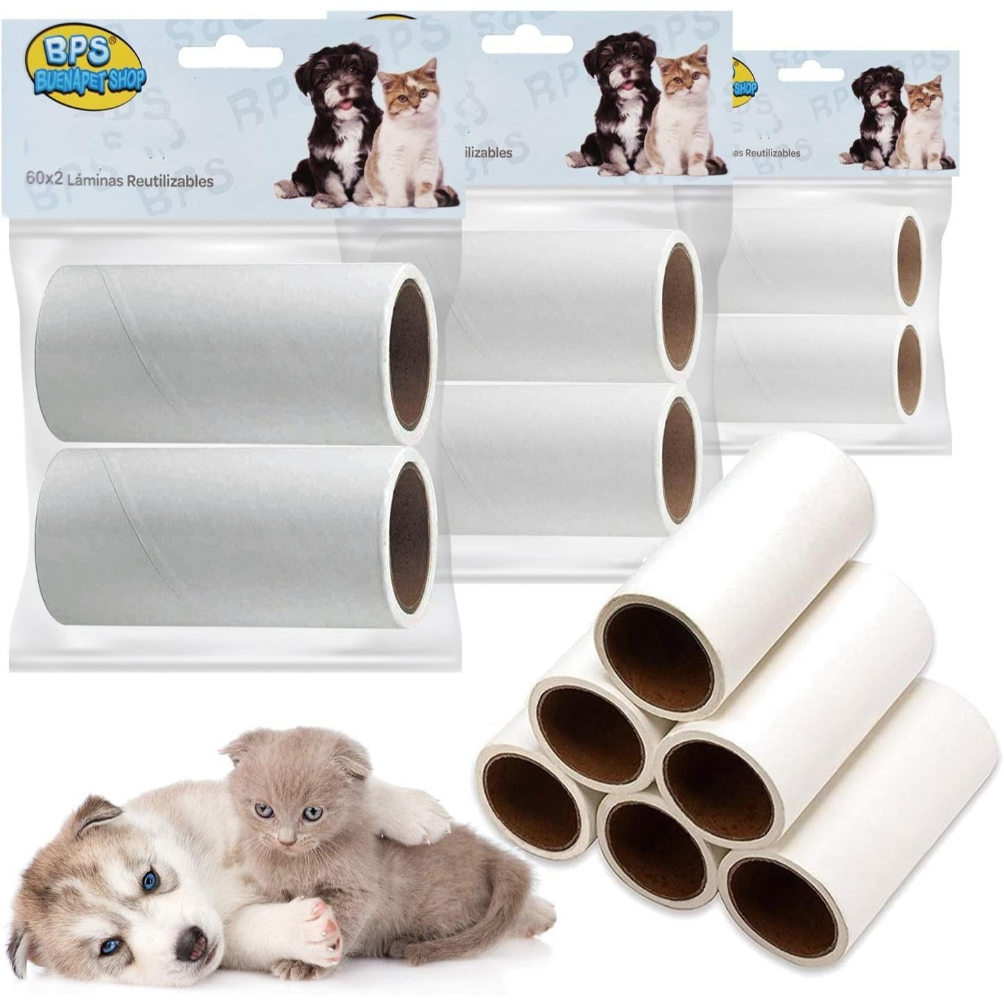 TEMU Set Quitapelusa para Mascotas Cepillo de Limpieza para Hogar Removedor de Polvo Recolector Pelo Cepillo Limpiador del Polvo