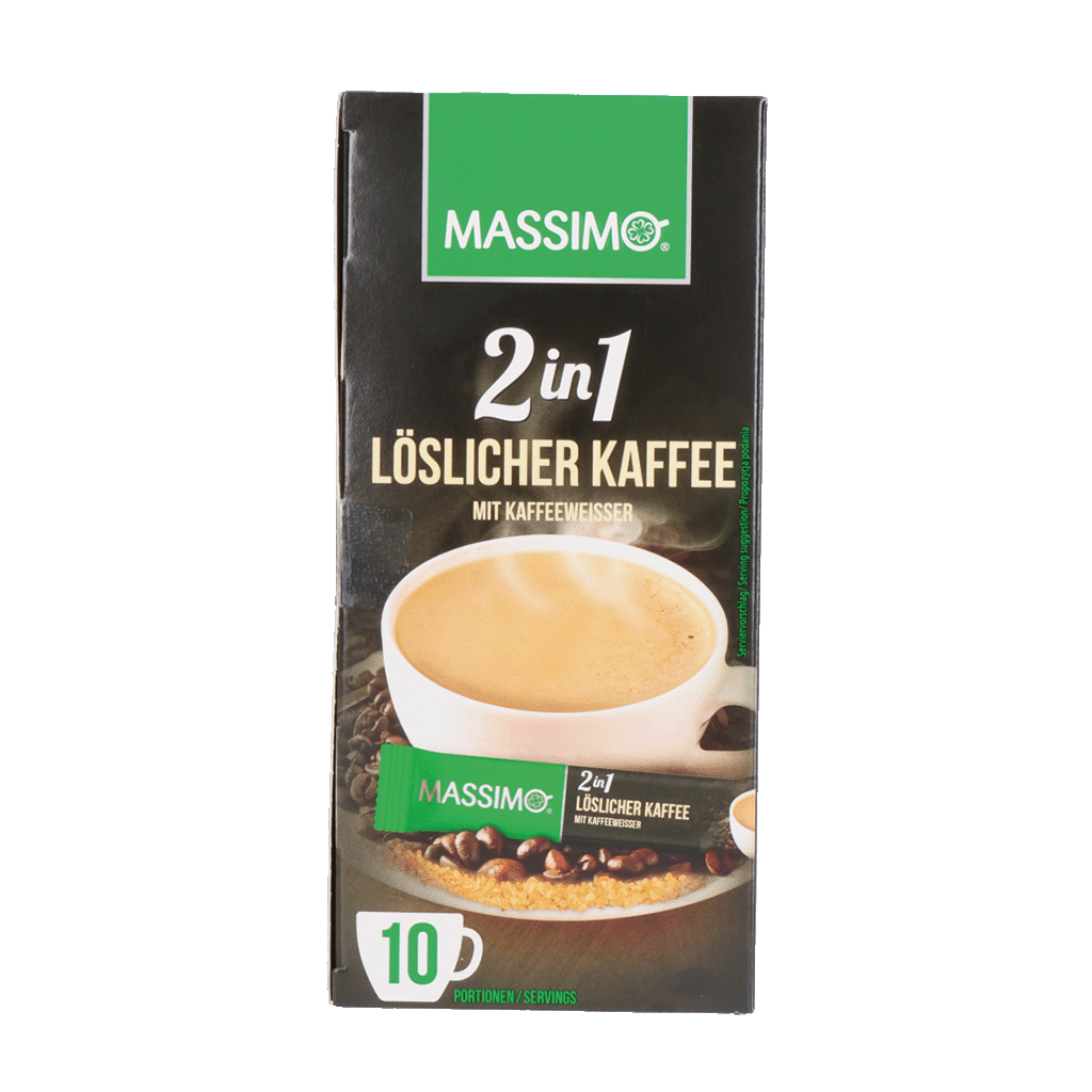 Image of Maximum 2in1 Coffee With Coffee Whitener 140g Soluble Bean Coffee With Coffee Whitener, Quick Preparation, Caffeinated, Instant Coffee