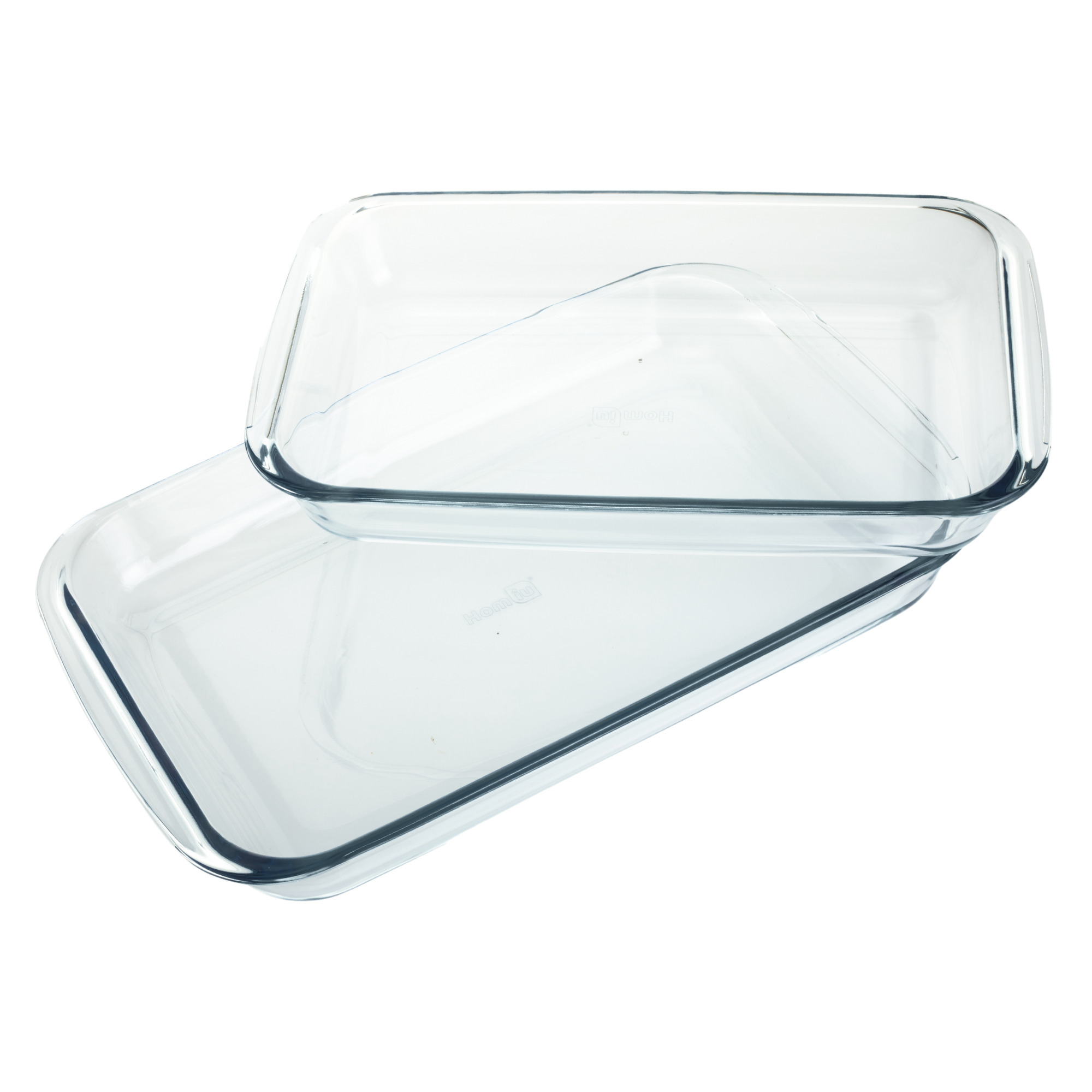 TEMU Homiu Glass Oven Dish Set, Pack Of 2, Borosilicate Glass Casserole Dish, Large Capacity Glass Baking Dish Set, Meal Pre Glass Roasting Set,