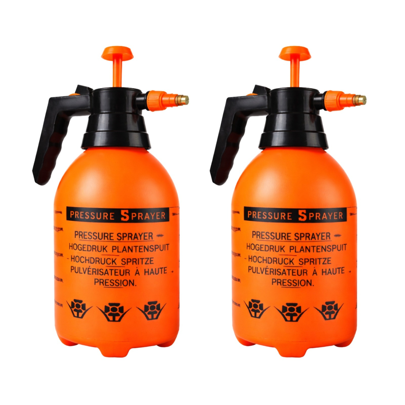 Image of 2pcs 3l Spray Bottle Pressure Sprayer Garden Sprayer Weed Sprayer Spray Bottle Handheld Sprayer Plant Protection Irrigation Household & Cleaning