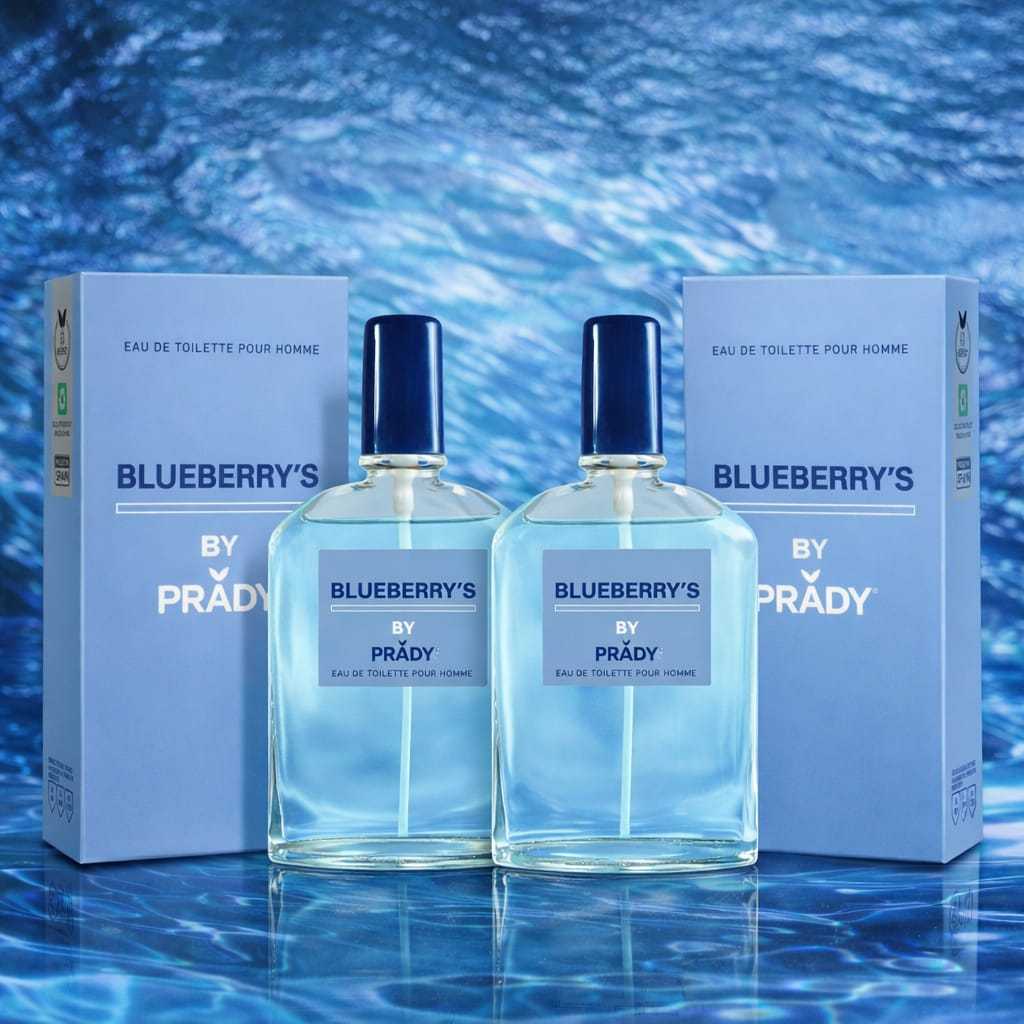 TEMU Pack de 2 Perfumes Hombre BLUEBERRY’S by – 85ML x2