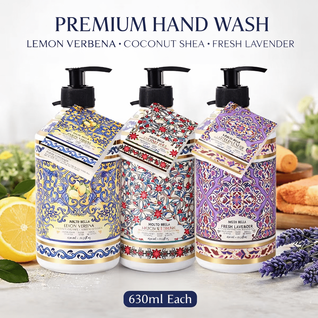 TEMU Easyclean Premium Hand Wash 630ml | 4 Different Fragrance | Home Décor | Personal Hygiene | Unique Fragrances | Beautiful Design |